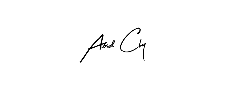 if you are searching for the best signature style for your name Abid Chy. so please give up your signature search. here we have designed multiple signature styles  using Arty Signature. Abid Chy signature style 8 images and pictures png