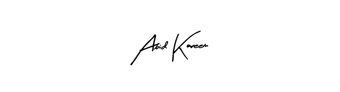 Use a signature maker to create a handwritten signature online. With this signature software, you can design (Arty Signature) your own signature for name Abid Kareem. Abid Kareem signature style 8 images and pictures png