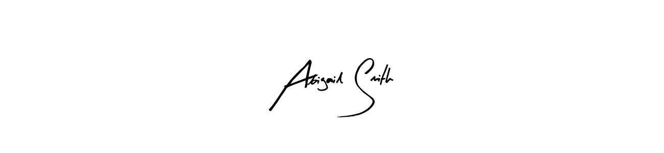 How to make Abigail Smith name signature. Use Arty Signature style for creating short signs online. This is the latest handwritten sign. Abigail Smith signature style 8 images and pictures png