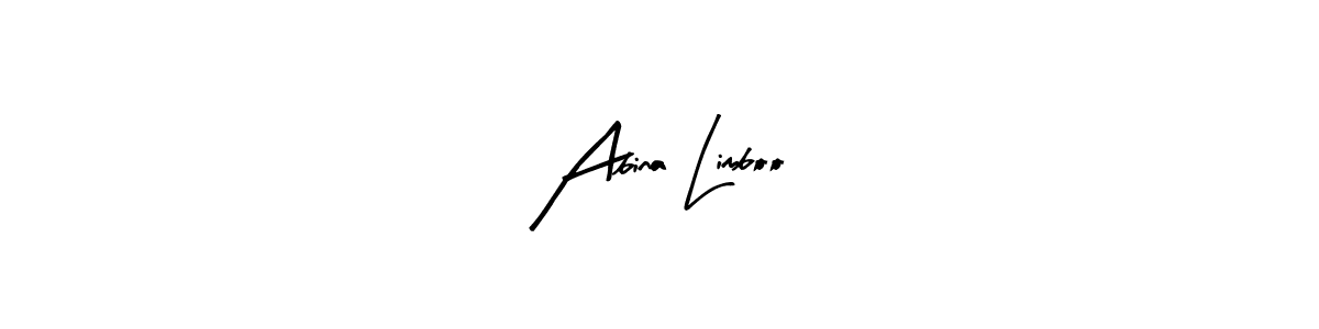 Also we have Abina Limboo name is the best signature style. Create professional handwritten signature collection using Arty Signature autograph style. Abina Limboo signature style 8 images and pictures png