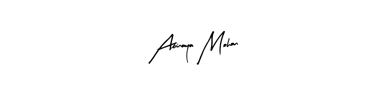 if you are searching for the best signature style for your name Abinaya Mohan. so please give up your signature search. here we have designed multiple signature styles  using Arty Signature. Abinaya Mohan signature style 8 images and pictures png