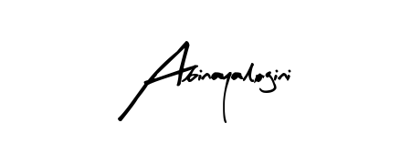 Create your official email sign-off with Abinayalogini name in Arty Signature style. Crisp, clean, and perfectly legible across all screens. Abinayalogini signature style 8 images and pictures png