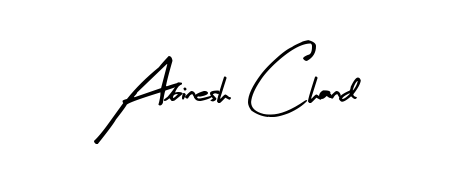 Create a personalized artistic stamp with Abinesh Chand in Arty Signature font. Perfect for visual artists, designers, and influencers. Abinesh Chand signature style 8 images and pictures png