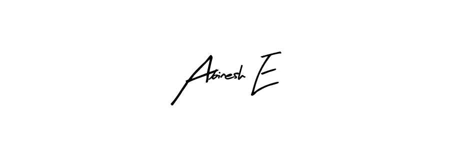 Abinesh E stylish signature style. Best Handwritten Sign (Arty Signature) for my name. Handwritten Signature Collection Ideas for my name Abinesh E. Abinesh E signature style 8 images and pictures png