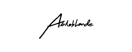 Enhance your business communications with Ablokhande signature in Arty Signature lettering. Clean, modern, and universally compatible. Ablokhande signature style 8 images and pictures png