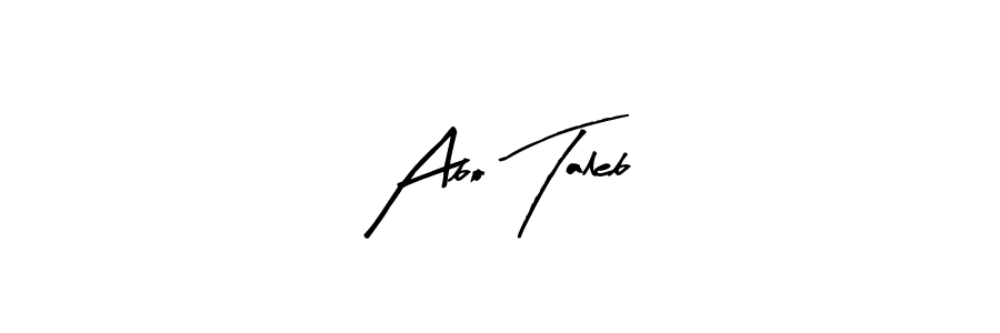 Abo Taleb stylish signature style. Best Handwritten Sign (Arty Signature) for my name. Handwritten Signature Collection Ideas for my name Abo Taleb. Abo Taleb signature style 8 images and pictures png
