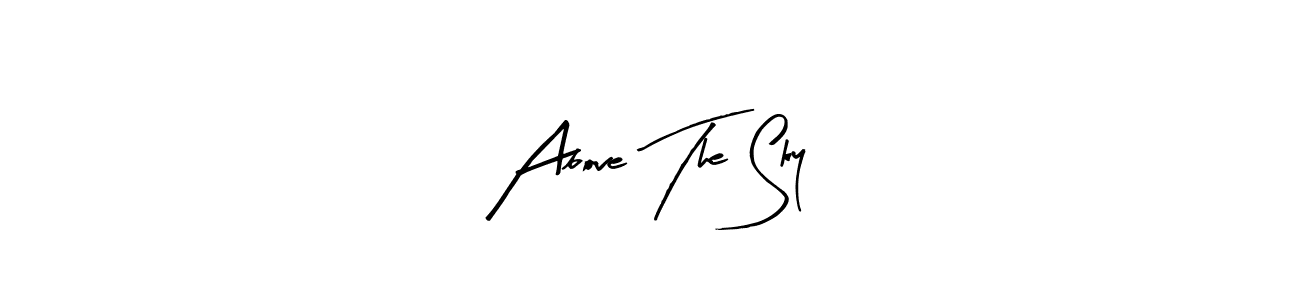 Design your own signature with our free online signature maker. With this signature software, you can create a handwritten (Arty Signature) signature for name Above The Sky. Above The Sky signature style 8 images and pictures png
