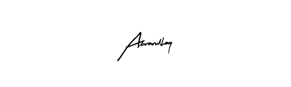 How to make Abrarulhaq name signature. Use Arty Signature style for creating short signs online. This is the latest handwritten sign. Abrarulhaq signature style 8 images and pictures png