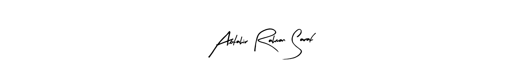 How to Draw Abtahir Rahman Saraf signature style? Arty Signature is a latest design signature styles for name Abtahir Rahman Saraf. Abtahir Rahman Saraf signature style 8 images and pictures png