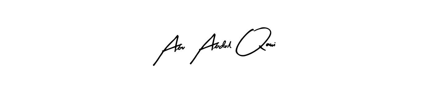 Make a beautiful signature design for name Abu Abdul Qawi. With this signature (Arty Signature) style, you can create a handwritten signature for free. Abu Abdul Qawi signature style 8 images and pictures png