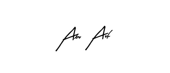 Abu Auf stylish signature style. Best Handwritten Sign (Arty Signature) for my name. Handwritten Signature Collection Ideas for my name Abu Auf. Abu Auf signature style 8 images and pictures png