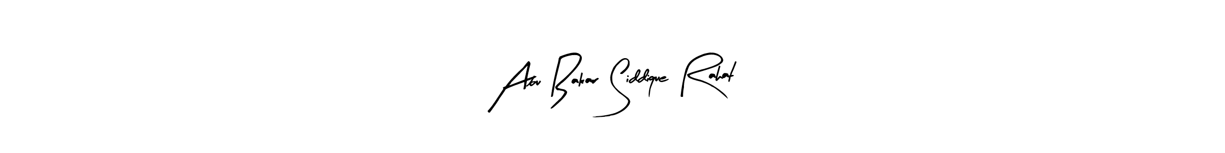 It looks lik you need a new signature style for name Abu Bakar Siddique Rahat. Design unique handwritten (Arty Signature) signature with our free signature maker in just a few clicks. Abu Bakar Siddique Rahat signature style 8 images and pictures png