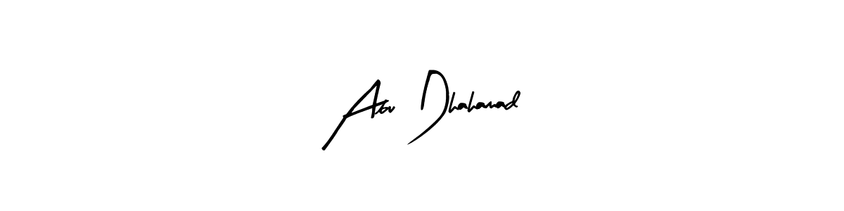 Once you've used our free online signature maker to create your best signature Arty Signature style, it's time to enjoy all of the benefits that Abu Dhahamad name signing documents. Abu Dhahamad signature style 8 images and pictures png