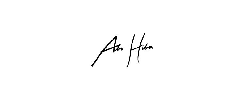 You can use this online signature creator to create a handwritten signature for the name Abu Hiba. This is the best online autograph maker. Abu Hiba signature style 8 images and pictures png