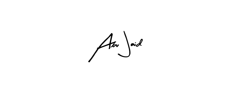 Abu Jaid stylish signature style. Best Handwritten Sign (Arty Signature) for my name. Handwritten Signature Collection Ideas for my name Abu Jaid. Abu Jaid signature style 8 images and pictures png