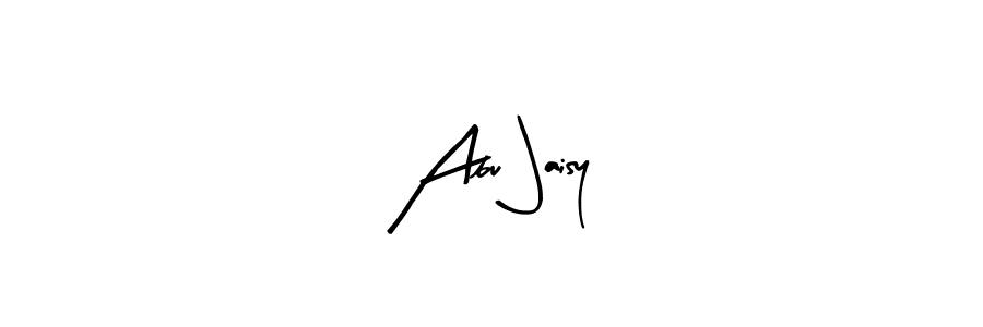 Design your own signature with our free online signature maker. With this signature software, you can create a handwritten (Arty Signature) signature for name Abu Jaisy. Abu Jaisy signature style 8 images and pictures png