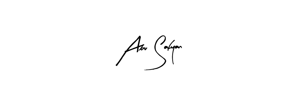 Create a beautiful signature design for name Abu Safyan. With this signature (Arty Signature) fonts, you can make a handwritten signature for free. Abu Safyan signature style 8 images and pictures png