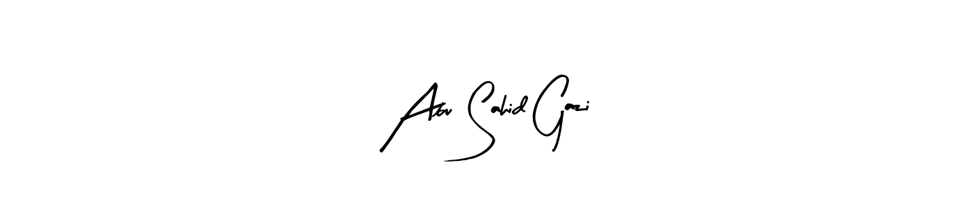 Check out images of Autograph of Abu Sahid Gazi name. Actor Abu Sahid Gazi Signature Style. Arty Signature is a professional sign style online. Abu Sahid Gazi signature style 8 images and pictures png