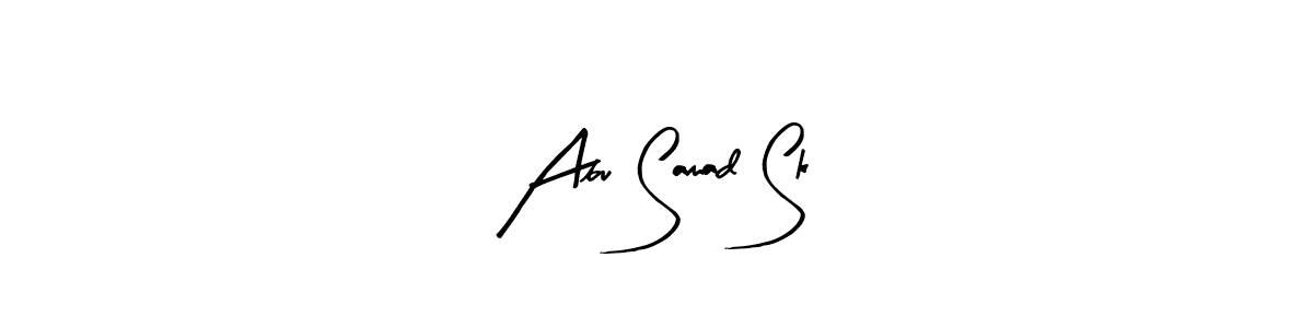 Similarly Arty Signature is the best handwritten signature design. Signature creator online .You can use it as an online autograph creator for name Abu Samad Sk. Abu Samad Sk signature style 8 images and pictures png