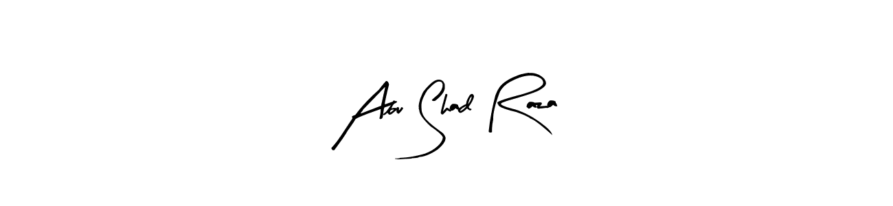 Also we have Abu Shad Raza name is the best signature style. Create professional handwritten signature collection using Arty Signature autograph style. Abu Shad Raza signature style 8 images and pictures png