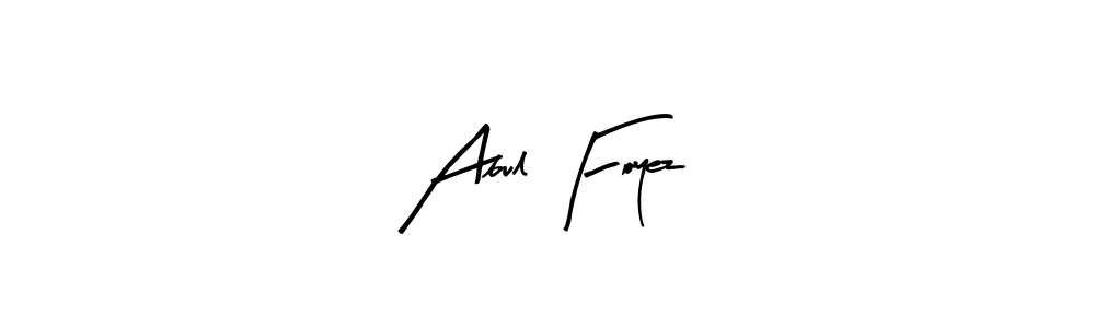 Make a beautiful signature design for name Abul Foyez. With this signature (Arty Signature) style, you can create a handwritten signature for free. Abul Foyez signature style 8 images and pictures png