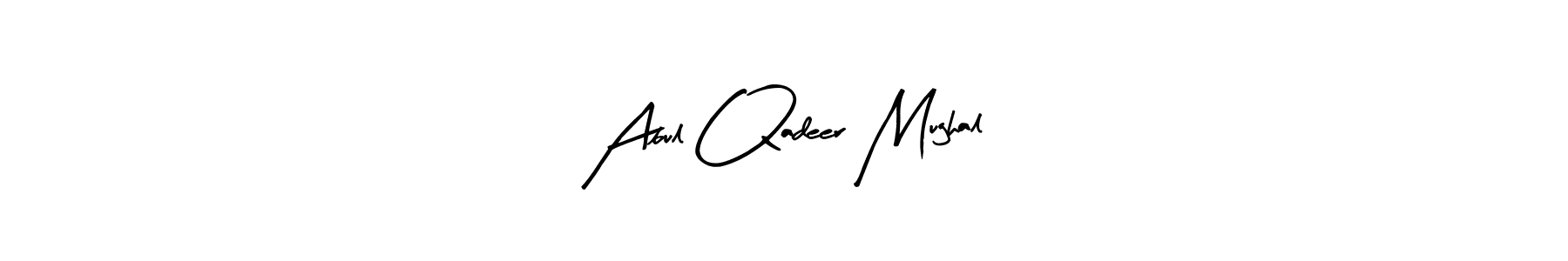 Create a beautiful signature design for name Abul Qadeer Mughal. With this signature (Arty Signature) fonts, you can make a handwritten signature for free. Abul Qadeer Mughal signature style 8 images and pictures png