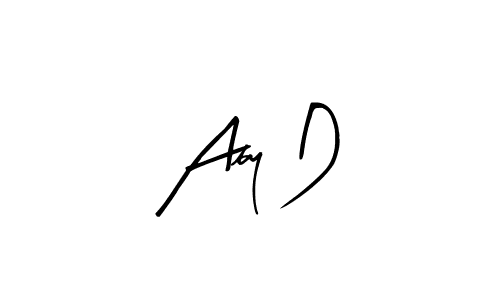 Arty Signature is a professional signature style that is perfect for those who want to add a touch of class to their signature. It is also a great choice for those who want to make their signature more unique. Get Aby D name to fancy signature for free. Aby D signature style 8 images and pictures png