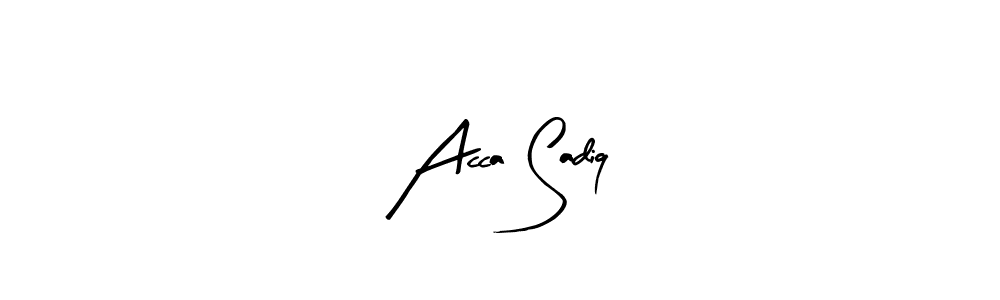 It looks lik you need a new signature style for name Acca Sadiq. Design unique handwritten (Arty Signature) signature with our free signature maker in just a few clicks. Acca Sadiq signature style 8 images and pictures png