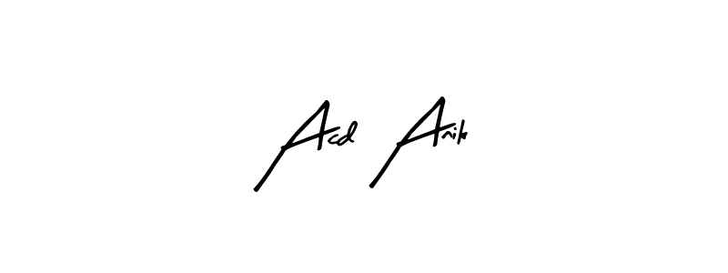 How to Draw Acd Anik signature style? Arty Signature is a latest design signature styles for name Acd Anik. Acd Anik signature style 8 images and pictures png