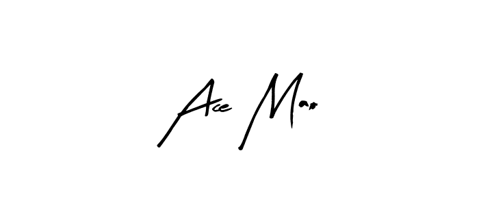 Ace Mao stylish signature style. Best Handwritten Sign (Arty Signature) for my name. Handwritten Signature Collection Ideas for my name Ace Mao. Ace Mao signature style 8 images and pictures png