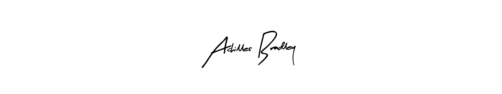 How to make Achilles Bradley signature? Arty Signature is a professional autograph style. Create handwritten signature for Achilles Bradley name. Achilles Bradley signature style 8 images and pictures png