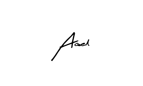 The best way (Arty Signature) to make a short signature is to pick only two or three words in your name. The name Acwel include a total of six letters. For converting this name. Acwel signature style 8 images and pictures png