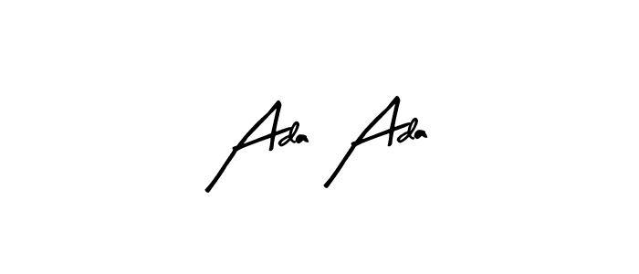 Similarly Arty Signature is the best handwritten signature design. Signature creator online .You can use it as an online autograph creator for name Ada Ada. Ada Ada signature style 8 images and pictures png