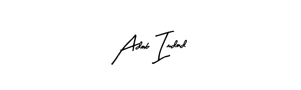 Here are the top 10 professional signature styles for the name Adab Imdad. These are the best autograph styles you can use for your name. Adab Imdad signature style 8 images and pictures png