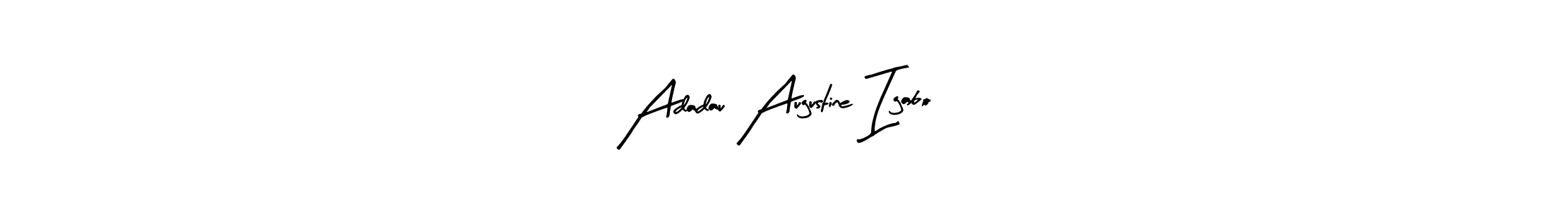 Arty Signature is a professional signature style that is perfect for those who want to add a touch of class to their signature. It is also a great choice for those who want to make their signature more unique. Get Adadau Augustine Igabo name to fancy signature for free. Adadau Augustine Igabo signature style 8 images and pictures png