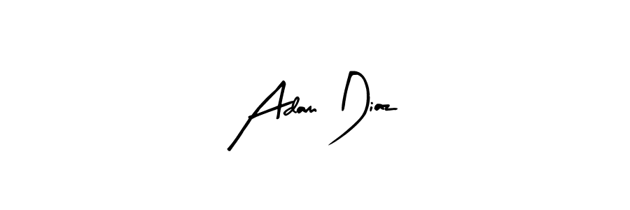 Make a beautiful signature design for name Adam Diaz. With this signature (Arty Signature) style, you can create a handwritten signature for free. Adam Diaz signature style 8 images and pictures png