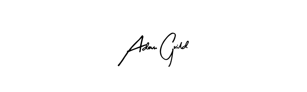 Make a beautiful signature design for name Adam Guild. With this signature (Arty Signature) style, you can create a handwritten signature for free. Adam Guild signature style 8 images and pictures png