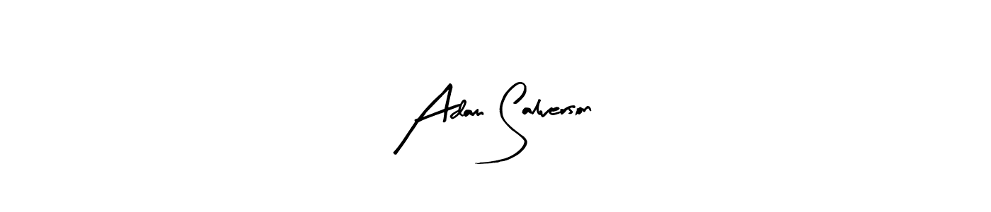 Adam Salverson stylish signature style. Best Handwritten Sign (Arty Signature) for my name. Handwritten Signature Collection Ideas for my name Adam Salverson. Adam Salverson signature style 8 images and pictures png