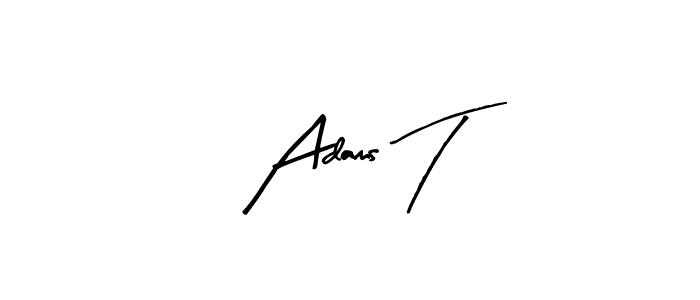 Also You can easily find your signature by using the search form. We will create Adams T name handwritten signature images for you free of cost using Arty Signature sign style. Adams T signature style 8 images and pictures png