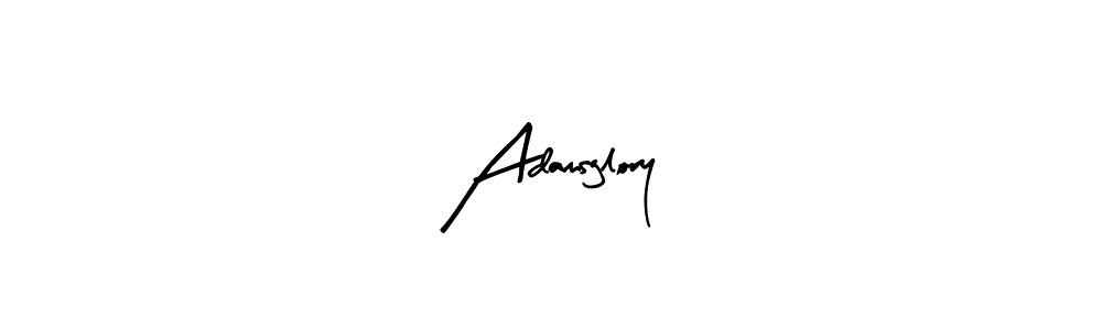 Design your own signature with our free online signature maker. With this signature software, you can create a handwritten (Arty Signature) signature for name Adamsglory. Adamsglory signature style 8 images and pictures png