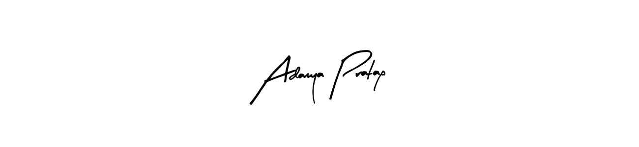 You should practise on your own different ways (Arty Signature) to write your name (Adamya Pratap) in signature. don't let someone else do it for you. Adamya Pratap signature style 8 images and pictures png