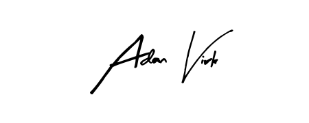 Arty Signature is a professional signature style that is perfect for those who want to add a touch of class to their signature. Get Adan Virk name fancy signature for free. Adan Virk signature style 8 images and pictures png