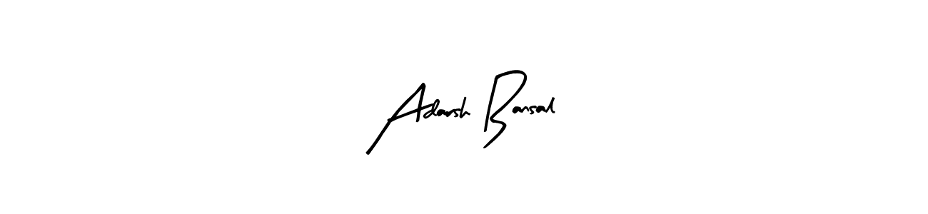 You can use this online signature creator to create a handwritten signature for the name Adarsh Bansal. This is the best online autograph maker. Adarsh Bansal signature style 8 images and pictures png