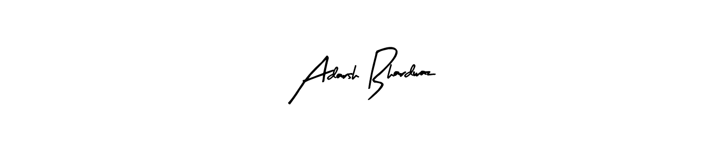 This is the best signature style for the Adarsh Bhardwaz name. Also you like these signature font (Arty Signature). Mix name signature. Adarsh Bhardwaz signature style 8 images and pictures png