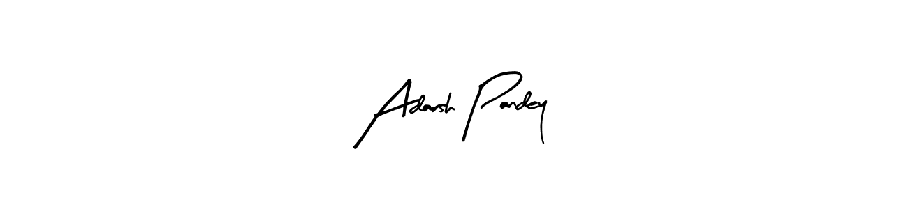 Use a signature maker to create a handwritten signature online. With this signature software, you can design (Arty Signature) your own signature for name Adarsh Pandey. Adarsh Pandey signature style 8 images and pictures png