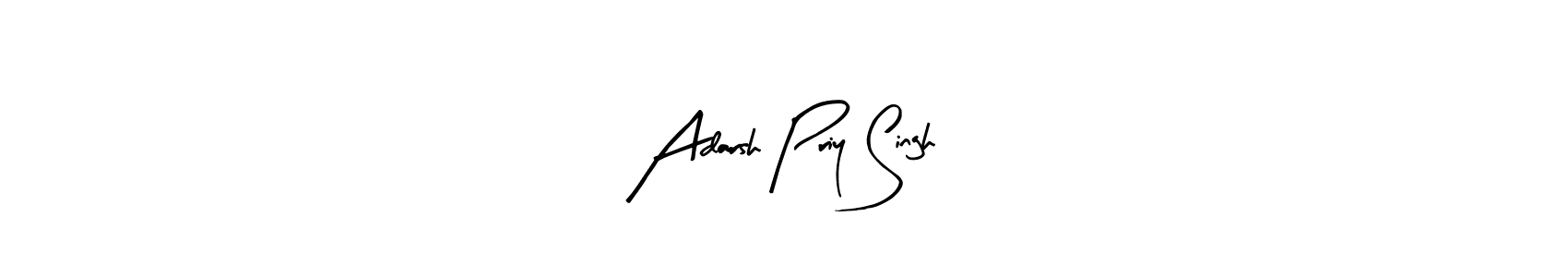 This is the best signature style for the Adarsh Priy Singh name. Also you like these signature font (Arty Signature). Mix name signature. Adarsh Priy Singh signature style 8 images and pictures png