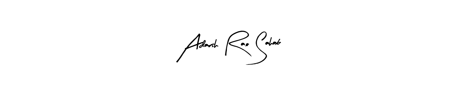 Make a beautiful signature design for name Adarsh Rao Sahab. Use this online signature maker to create a handwritten signature for free. Adarsh Rao Sahab signature style 8 images and pictures png