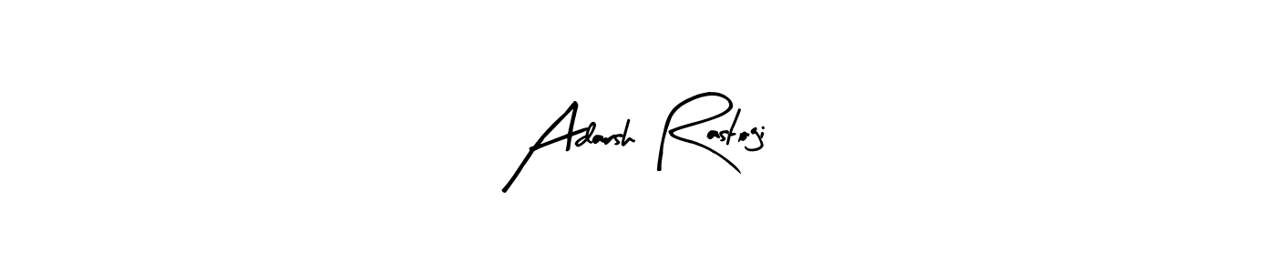 You can use this online signature creator to create a handwritten signature for the name Adarsh Rastogi. This is the best online autograph maker. Adarsh Rastogi signature style 8 images and pictures png