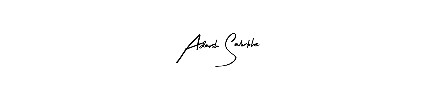 Here are the top 10 professional signature styles for the name Adarsh Salunkhe. These are the best autograph styles you can use for your name. Adarsh Salunkhe signature style 8 images and pictures png