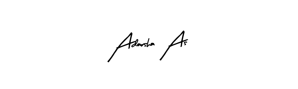 Here are the top 10 professional signature styles for the name Adarsha As. These are the best autograph styles you can use for your name. Adarsha As signature style 8 images and pictures png